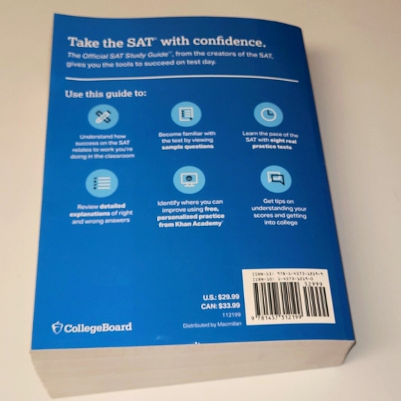 Official SAT Study Guide, by College Board, 2020 Ed., New! - Picture 4 of 16